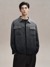Men's Gradient Double-Faced Wool Blend Jacket